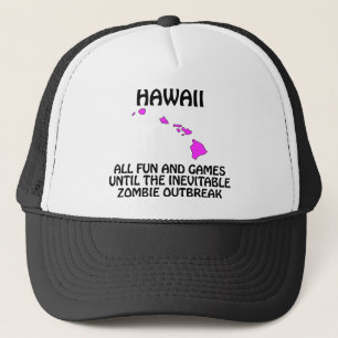 Hawaii - Plezier en Spel tot de Zombie Uitbraak Trucker Pet