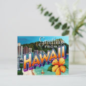 Hawaii Postkaart (Staand voorkant)