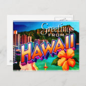 Hawaii Postkaart (Voorkant / Achterkant)