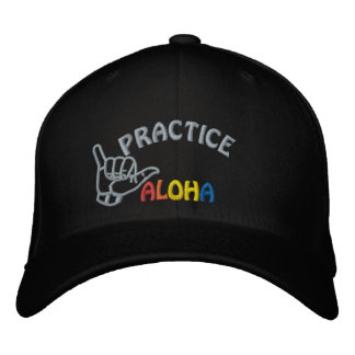 Hawaii Practice Aloha Shaka (Hang los) Geborduurde Pet