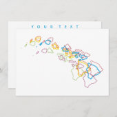 hawaii pride blur kaart (Voorkant / Achterkant)