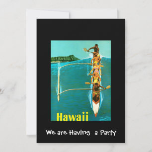 Hawaii privéfeest uitnodiging