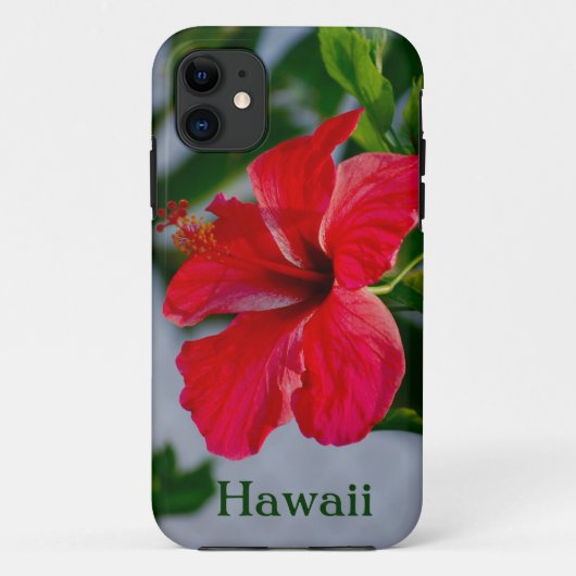 Hawaii Red Hibiscus Case-Mate iPhone Case (Achterkant)