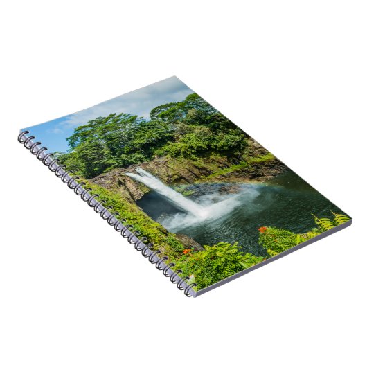 Hawaii, regenboogHerfsten in Hilo Notitieboek (Rechterzijde)