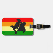 Hawaii Reggae Turtle Bagagelabel (Voorkant horizontaal)