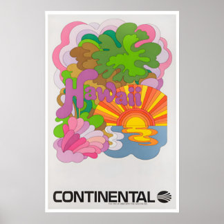 Hawaii Reisposter Hawaiiaanse Kunst Continentaal Poster