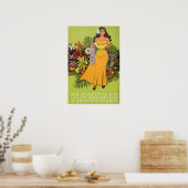 Hawaii-reisposter Poster (Keuken)