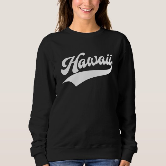 Hawaii  Retro Throwback Design  Classic Trui (Voorkant)