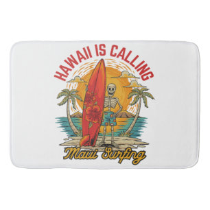 Hawaii Roept Maui Surfers Eiland Vibes Badmat