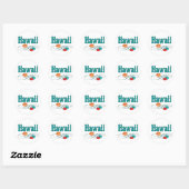 Hawaii Ronde Sticker (Vel)