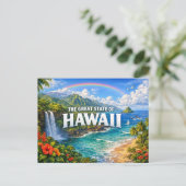 Hawaii Salutations De Carte Postale (Debout devant)