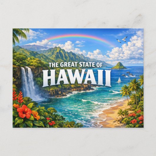 Hawaii Salutations De Carte Postale (Devant)