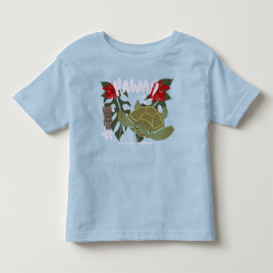 Hawaii Schattige Tropische Zeeschildpad Kinder Shirts