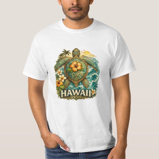 Hawaii Schildpad T-shirt (Voorkant)
