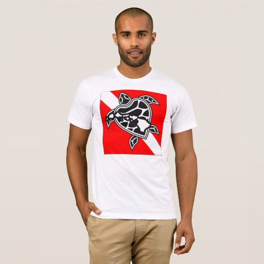 Hawaii Scuba Diving T-shirt (Voorkant volledig)