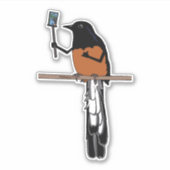 Hawaii Shama Bird Selfie Sticker (Voorkant)