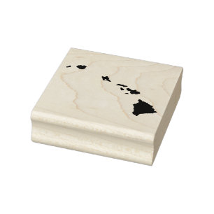 Hawaii Solid Rubber Art Stamp Rubberstempel