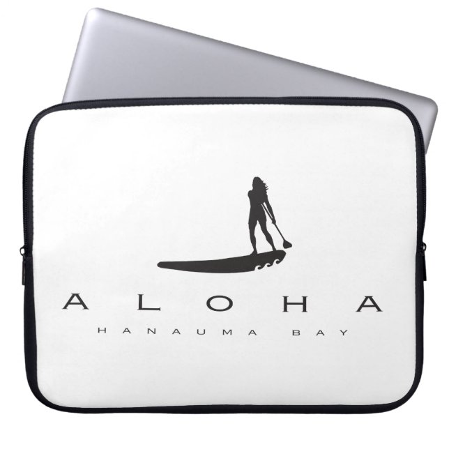 Hawaii staat op het peddel laptop sleeve (Voorkant)