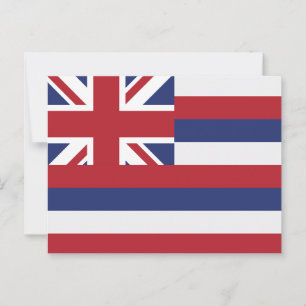 Hawaii Staatsvlag Aloha Staat Union Jack Briefkaart