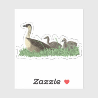 Hawaii Staatsvogel Nene Gans Familie Sticker