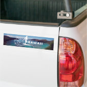 Hawaii Stand Up Paddle en Hanauma Bay Bumpersticker (Op Truck)