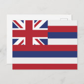Hawaii State Flag Aloha State Union Jack Briefkaart (Voorkant / Achterkant)