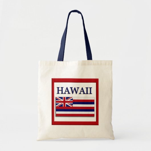 Hawaii State Flag Design Budget Canvas Sac (Devant)