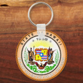 Hawaii State Seal Sleutelhanger (Voorkant)
