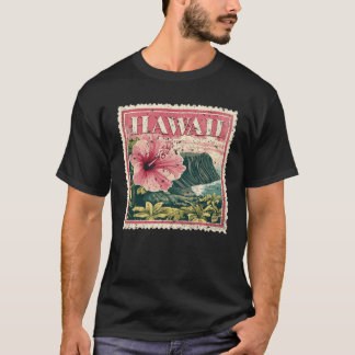 Hawaii Stempel Staat Vervallen Vintage Verenigde S T-shirt