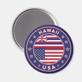 Hawaii sticker, Hawaii, Verenigde Staten van Ameri Magneet (Voorkant / Achterkant)