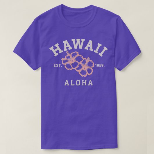 Hawaii  strand Aloha TShirt (Design voorkant)