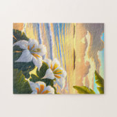 Hawaii strand landschap legpuzzel (Horizontaal)