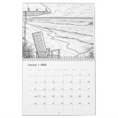 Hawaii stranden kleuren het zelf kalender (Jan 2026)