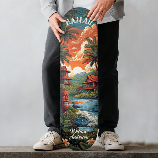 Hawaii Strandhuis Skateboard