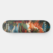 Hawaii Strandhuis Skateboard (Horizontaal)