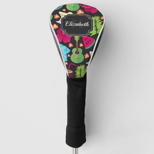 Hawaii Summer Pattern Golfheadcover (Voorkant)
