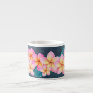 Hawaii Sunrise Plumeria Espresso Mug