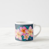 Hawaii Sunrise Plumeria Espresso Mug (Droite)