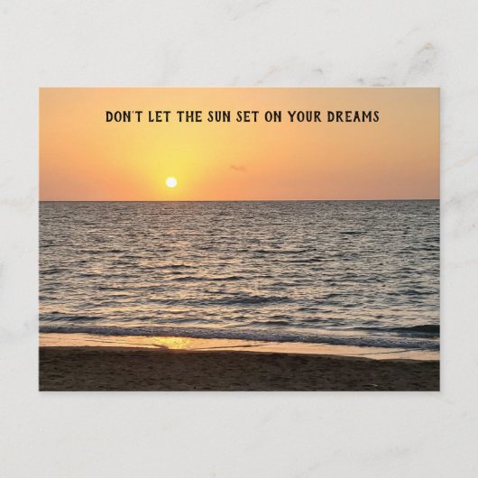 Hawaii Sunset Briefkaart (Voorkant)