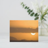 Hawaii Sunset Briefkaart (Staand voorkant)