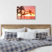 Hawaii Sunset photo en toile étirée (Insitu(Chambre))