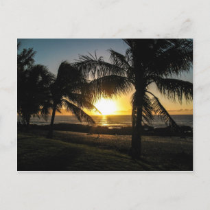 Hawaii Sunset Sharks Cove Briefkaart