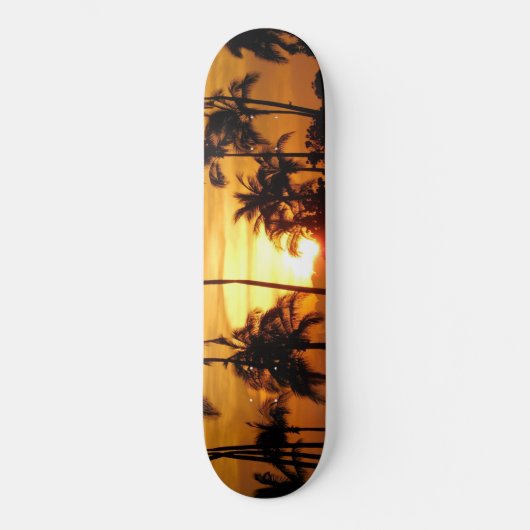 Hawaii Sunset Skateboard (Voorkant)