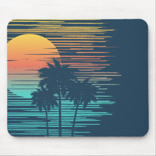 Hawaii Sunset Sunrise Graphic Topical Rainforest Muismat