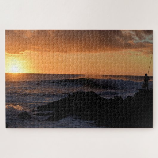 Hawaii Sunset Surf Vist - 20x30 - 1014 pcs. Legpuzzel (Horizontaal)