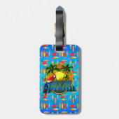 Hawaii Sunset Surfboards Bagagelabel (Achterkant verticaal)