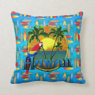 Hawaii Sunset Surfboards Kussen