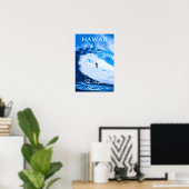 Hawaii Surfen Reizen Poster (Thuiskantoor)