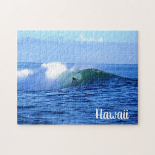 Hawaii Surfer Jigsaw Puzzel cadeau idee oceaan