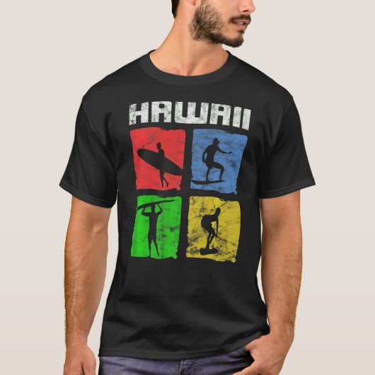 Hawaii Surfing T-shirt (Voorkant)